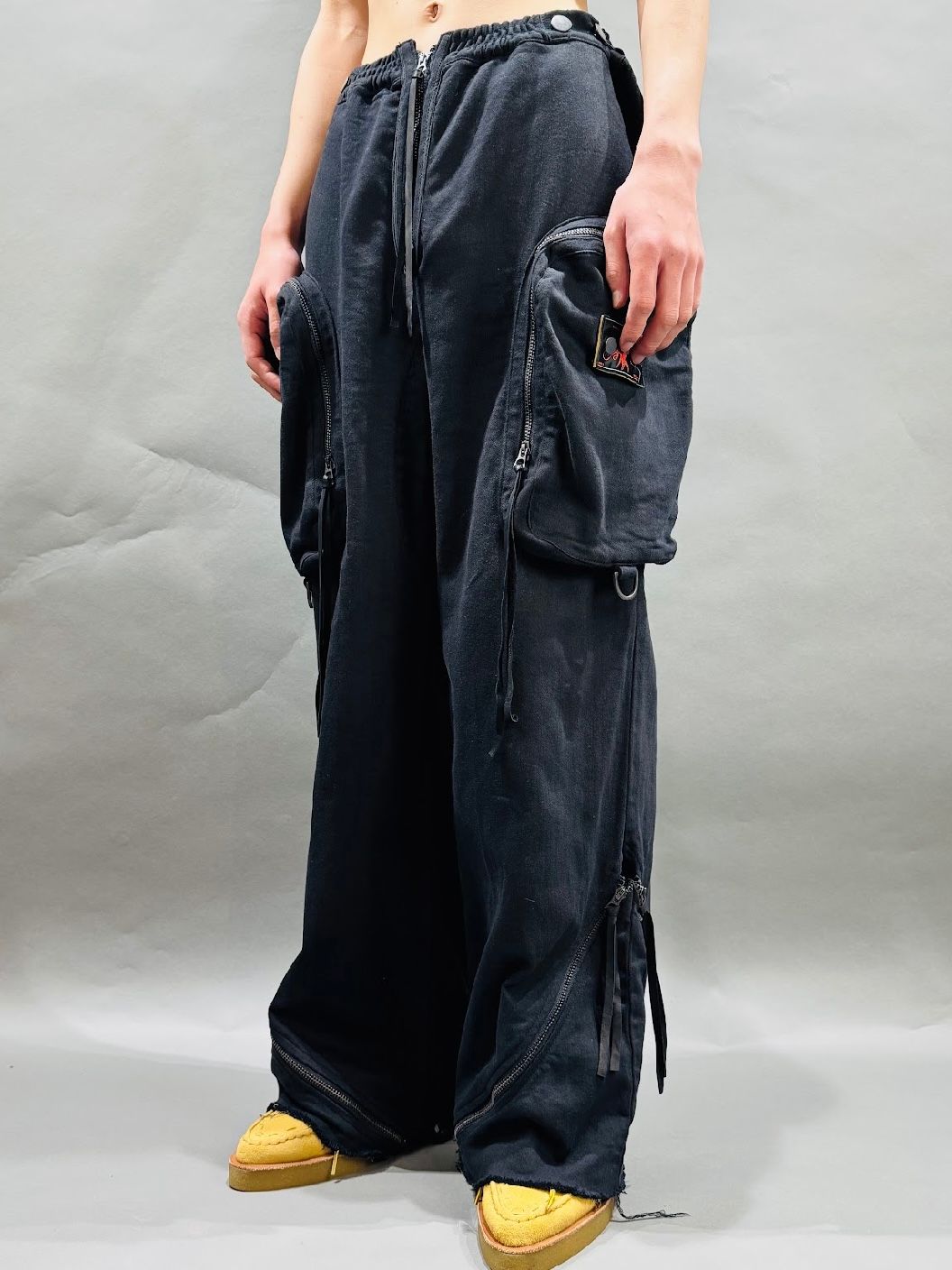 【25AW】パラシュート カーゴ トラウザーズ / PARACHUTE CARGO TROUSERS / ブラック