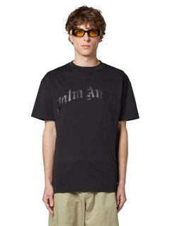 PALM ANGELS - 【25SS】カーブ ロゴ Tシャツ / CURVED LOGO TEE  