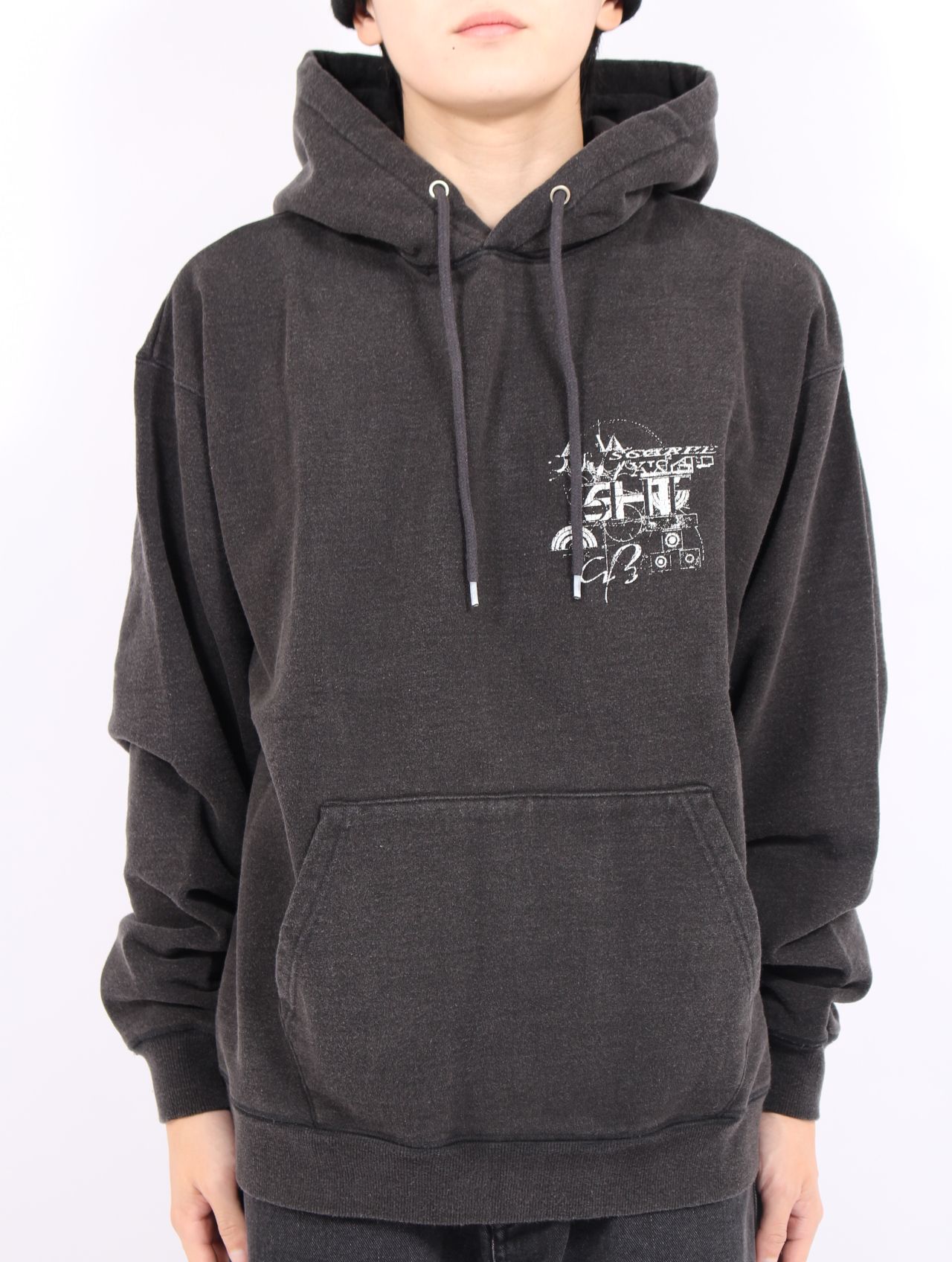 【25AW】グラフィック フーディー パーカー / GRAPHIC HOODIE / ブラック