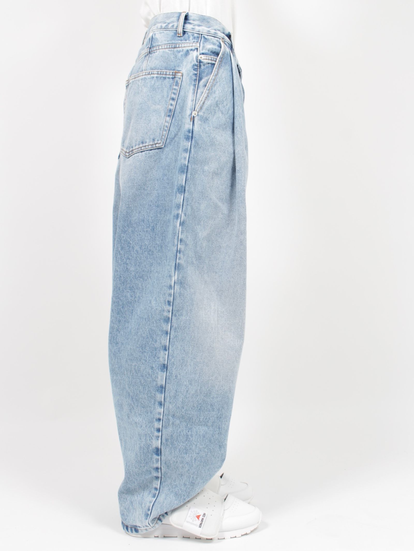 HED MAYNER - 【23AW】プリーツ デニム パンツ / PLEATED DENIM