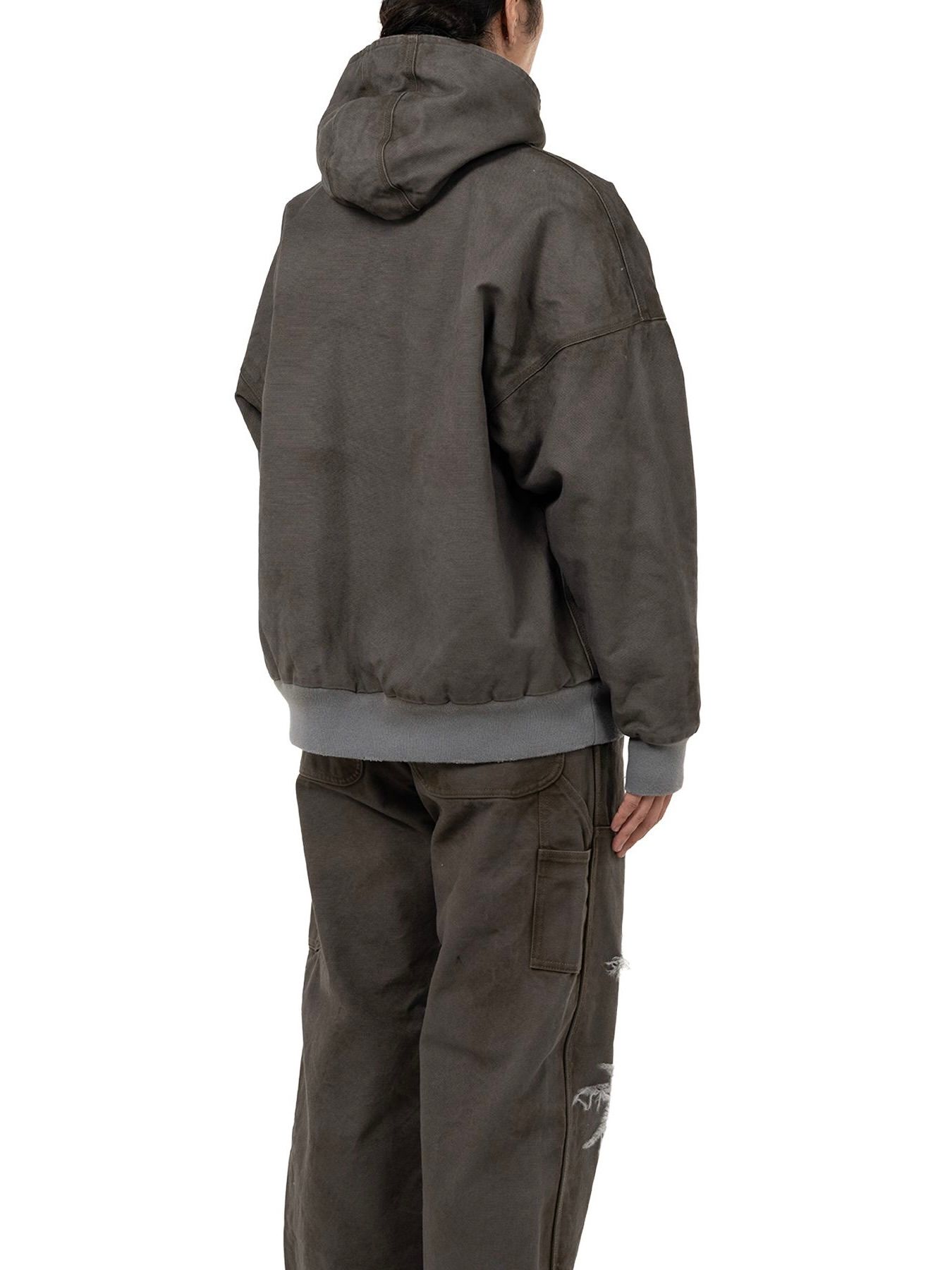 【定番】ボロ ボアダック ジップ パーカー / BORO BOADUCK ZIP PARKA / グレー