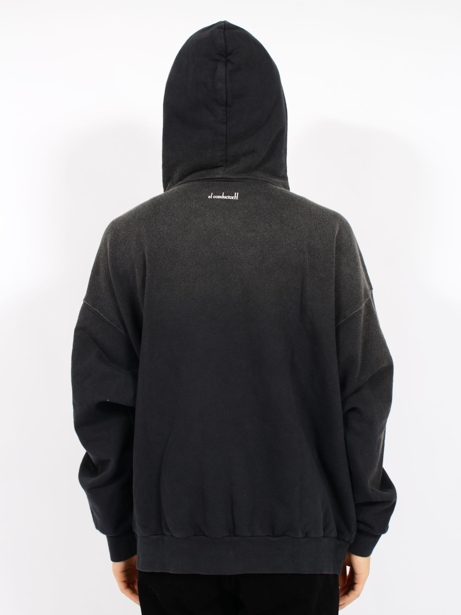 【 13日の金曜日 コラボ】ヴィンテージ エフェクト フーディー パーカー / x FRIDAY THE 13TH VINTAGE EFFECT HOODIE / ブラック