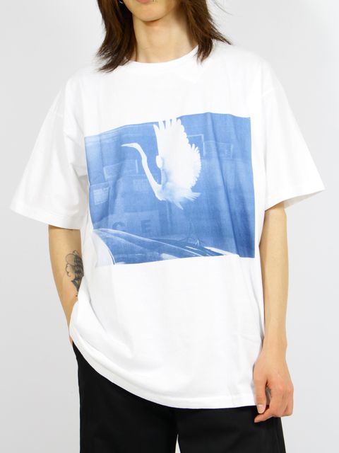 【26SS】ティム・バーバー フォトグラフ バード Tシャツ オニータ / Tim Barber Photograph BIRD T-SHIRT ONIETA / ホワイト