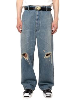 【24AW】デニム ワイド パンツ / DENIM WIDE PANTS / インディゴ