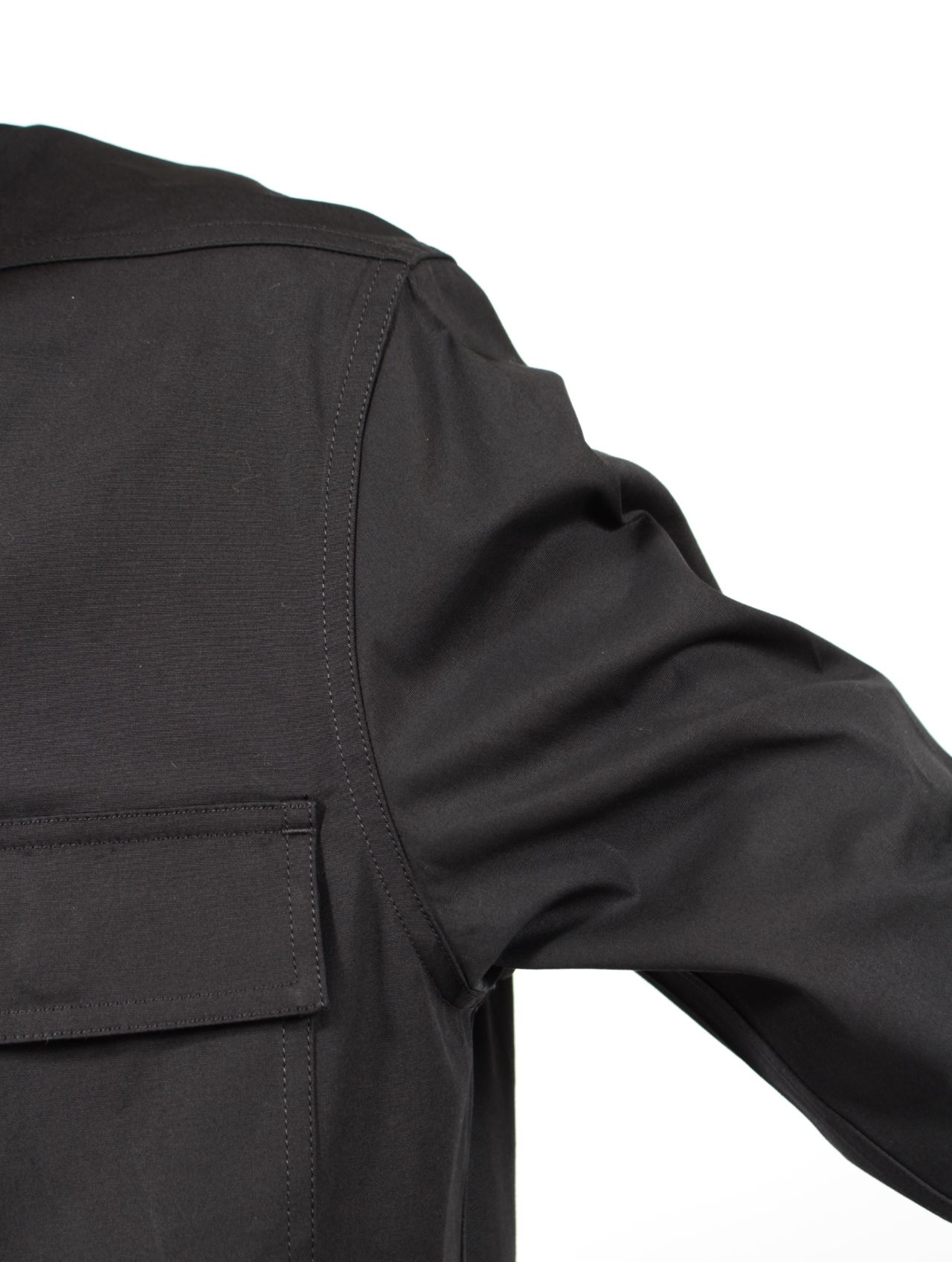 【26SS】アウターシャツ 長袖 / OUTERSHIRT / ブラック