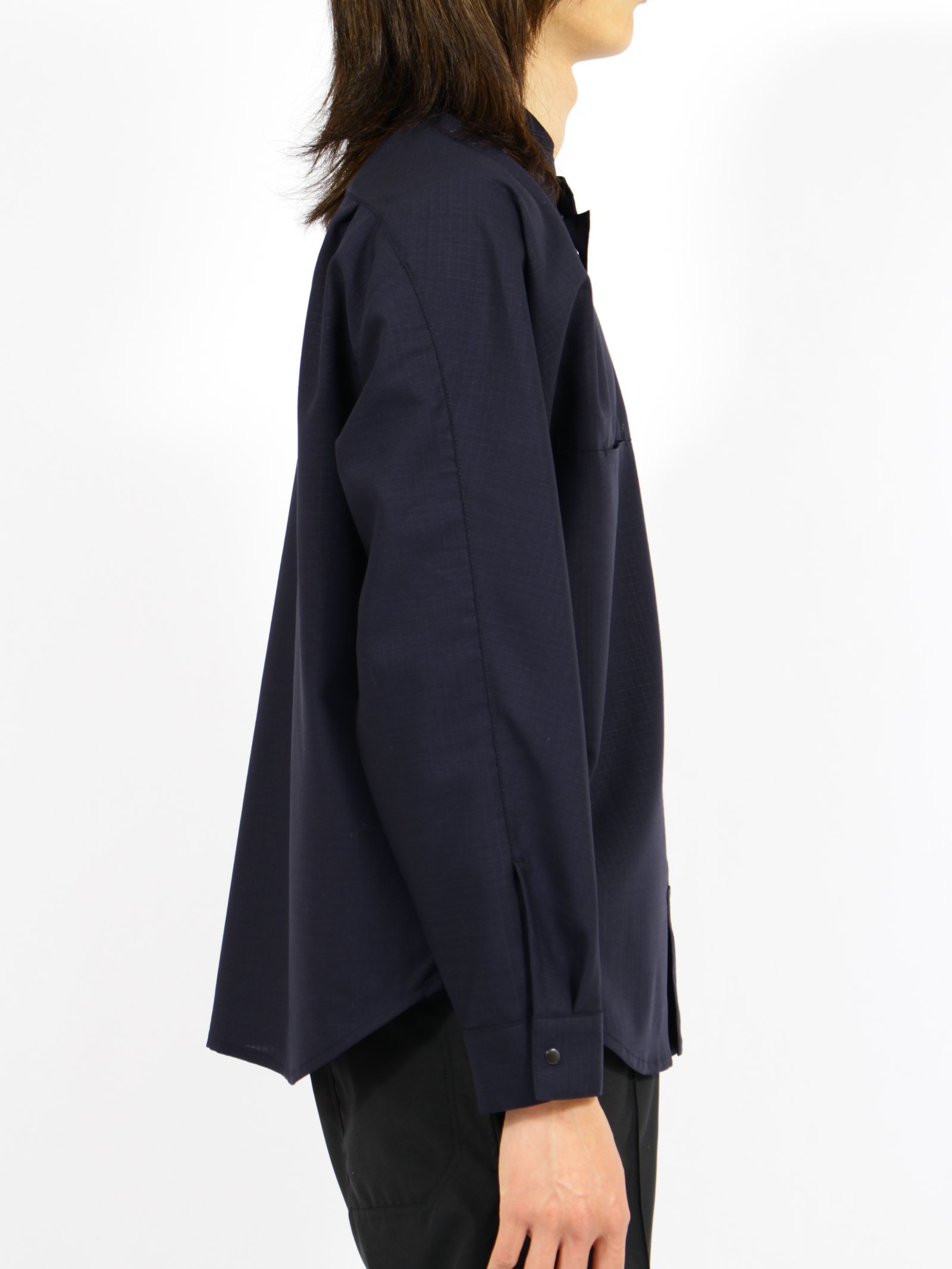 【26SS】ウール マッキーノ シャツ / MACKINAW SHIRTS WOOL / ブラック