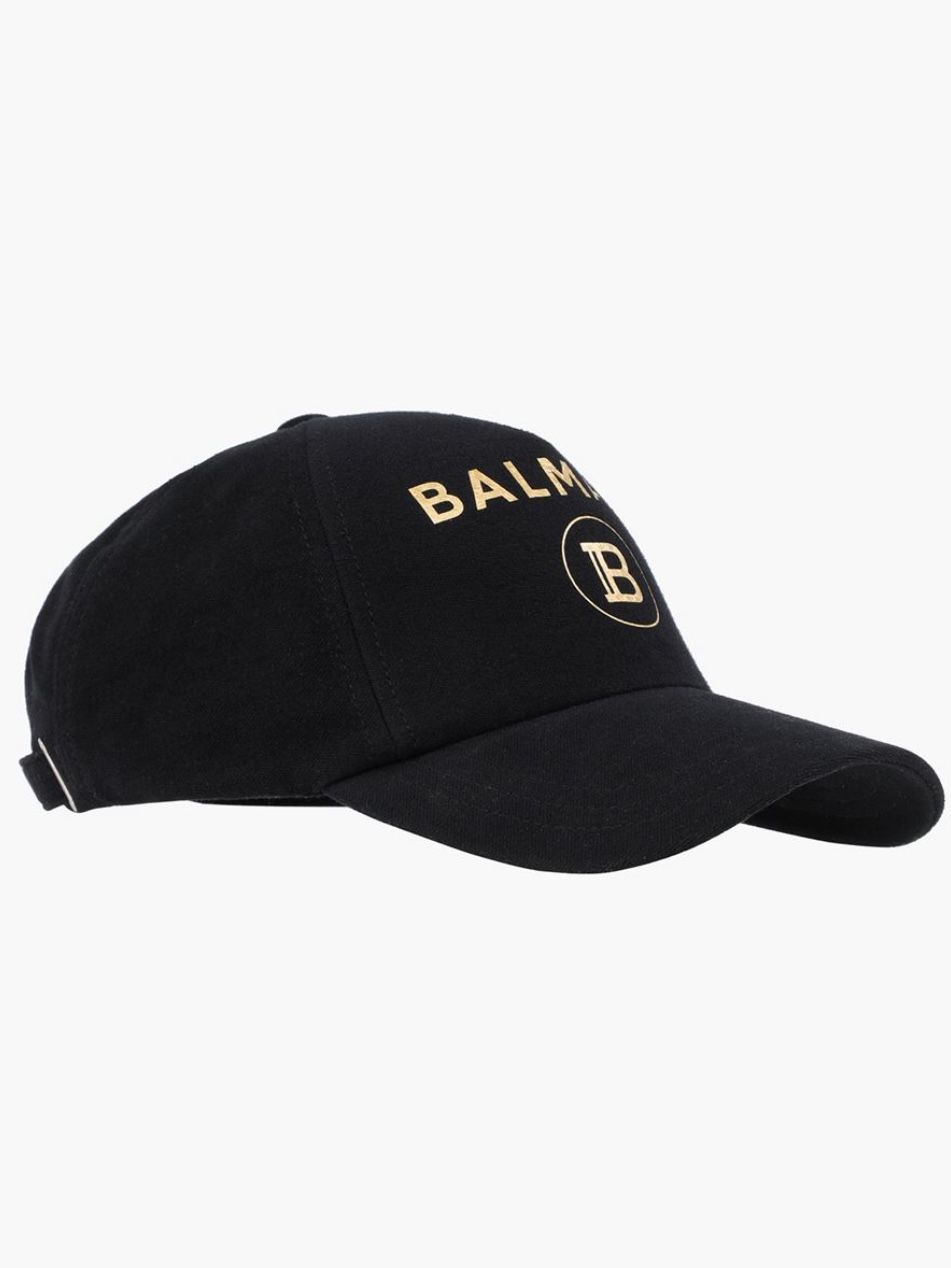 BALMAIN - Bロゴ ベースボールキャップ / BH1 ACC CAP B-LOGO COTTON ...