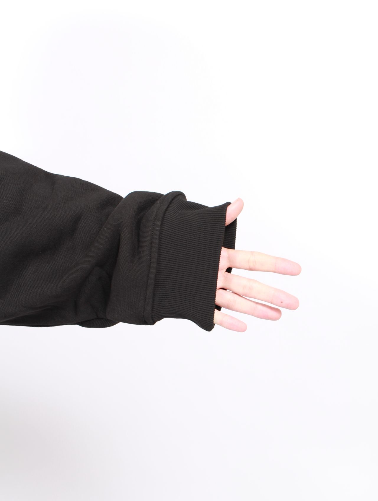 サーマル フード ジップアップ パーカー / THERMAL HOOD / BLACK(ブラック)