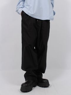 【24AW】テーパード イージー ベイカー パンツ / TAPERED EASY BAKER PANTS / ブラック