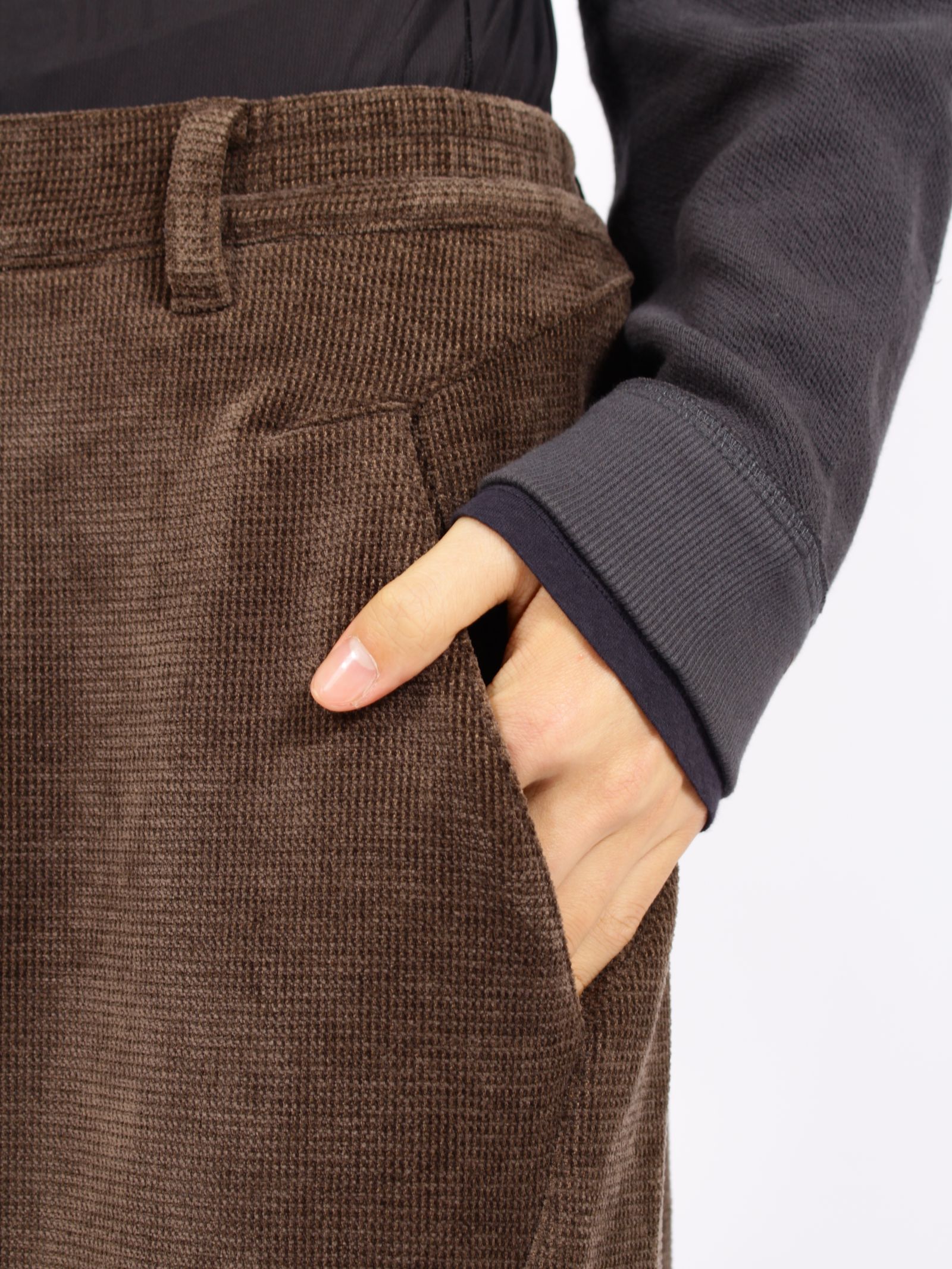 【26AW】ナーヴ パンツ / NURV PANTS / ブラウン