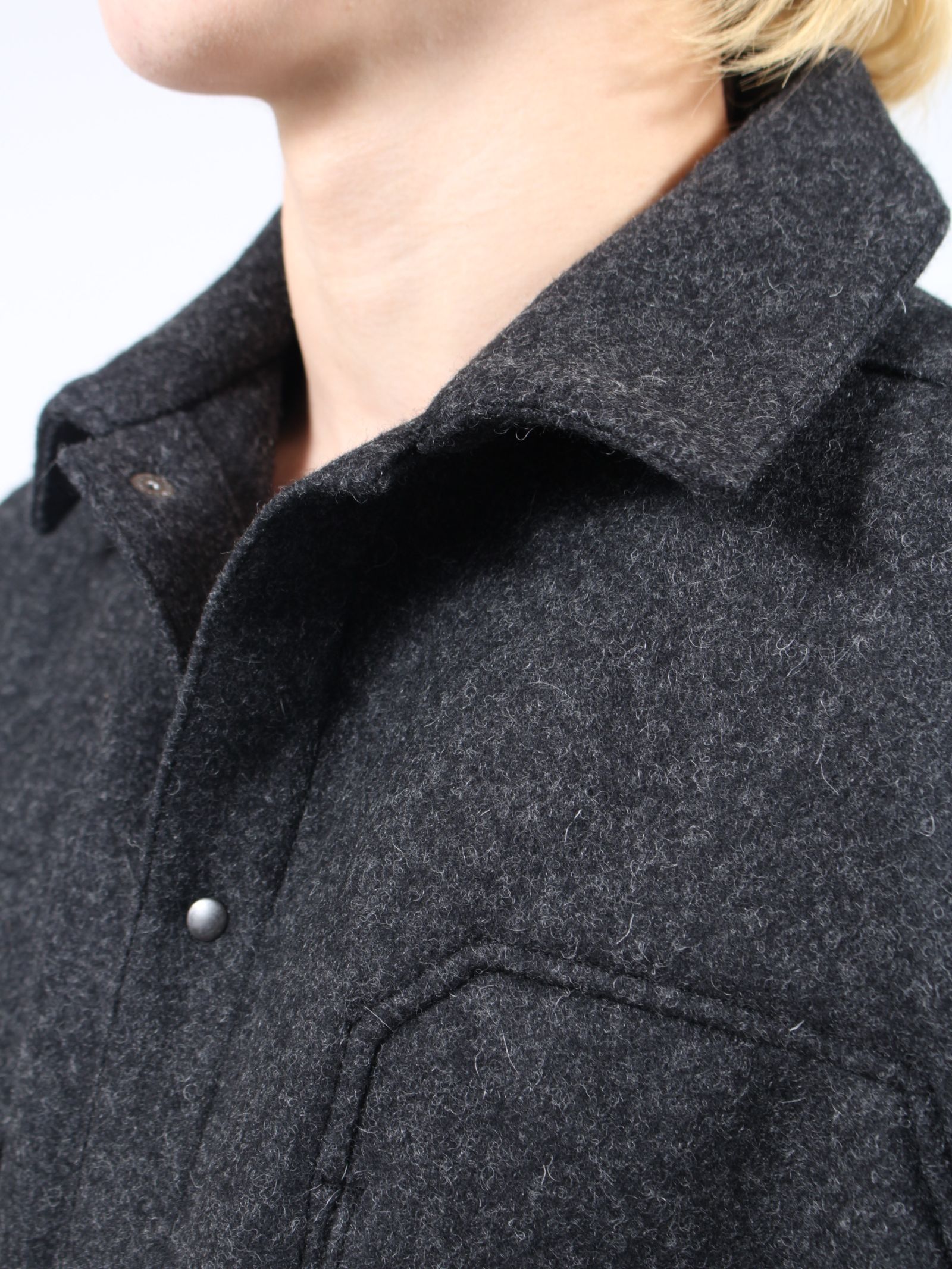 【24AW】6ポケット パネル メルトン ワークジャケット / 6POCKET PANEL MELTON WORK JACKET / ブラック