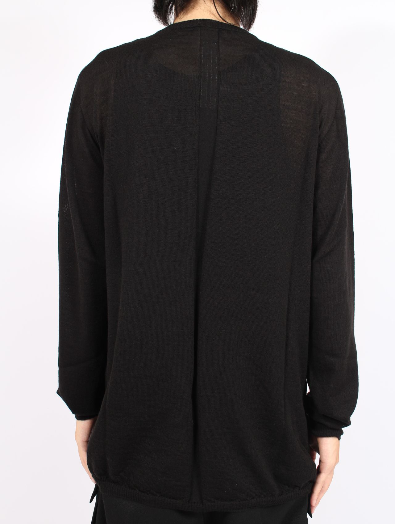 【25AW】オーバーサイズ レベル ニット カットソー / OVERSIZED LEVEL / ブラック