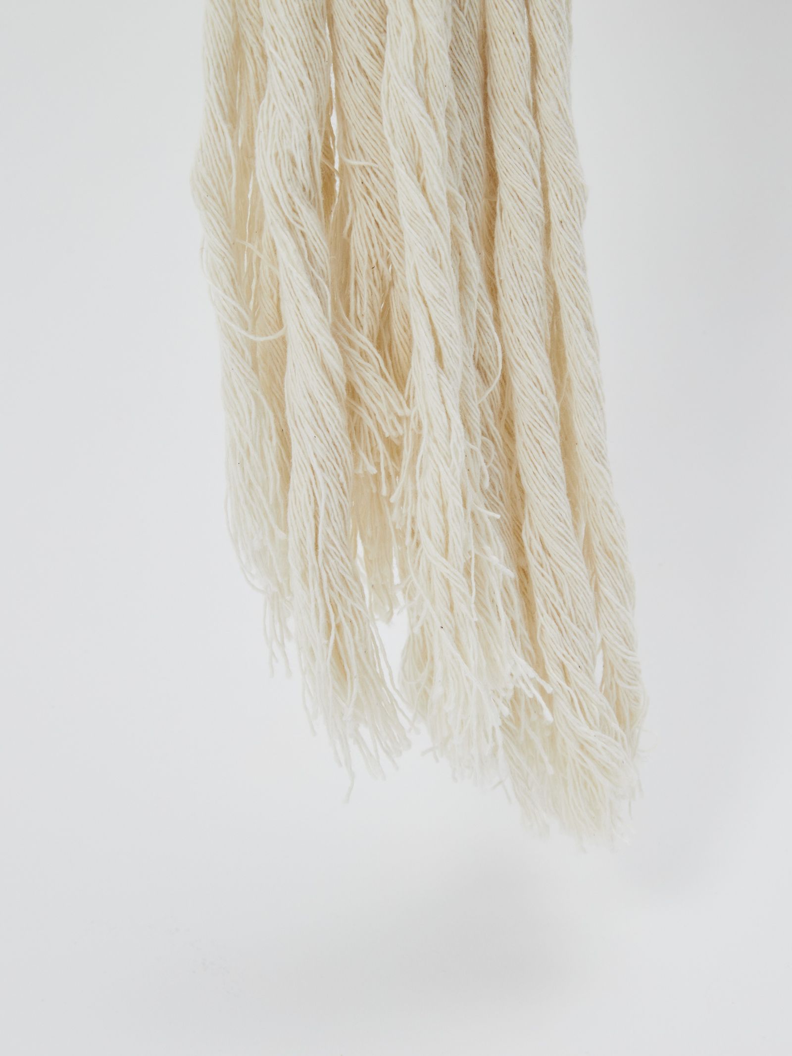 ”COA.”別注 壁掛け フラワーベース / KAKI-OSU:MACRAME FLOWER VASE / ホワイト