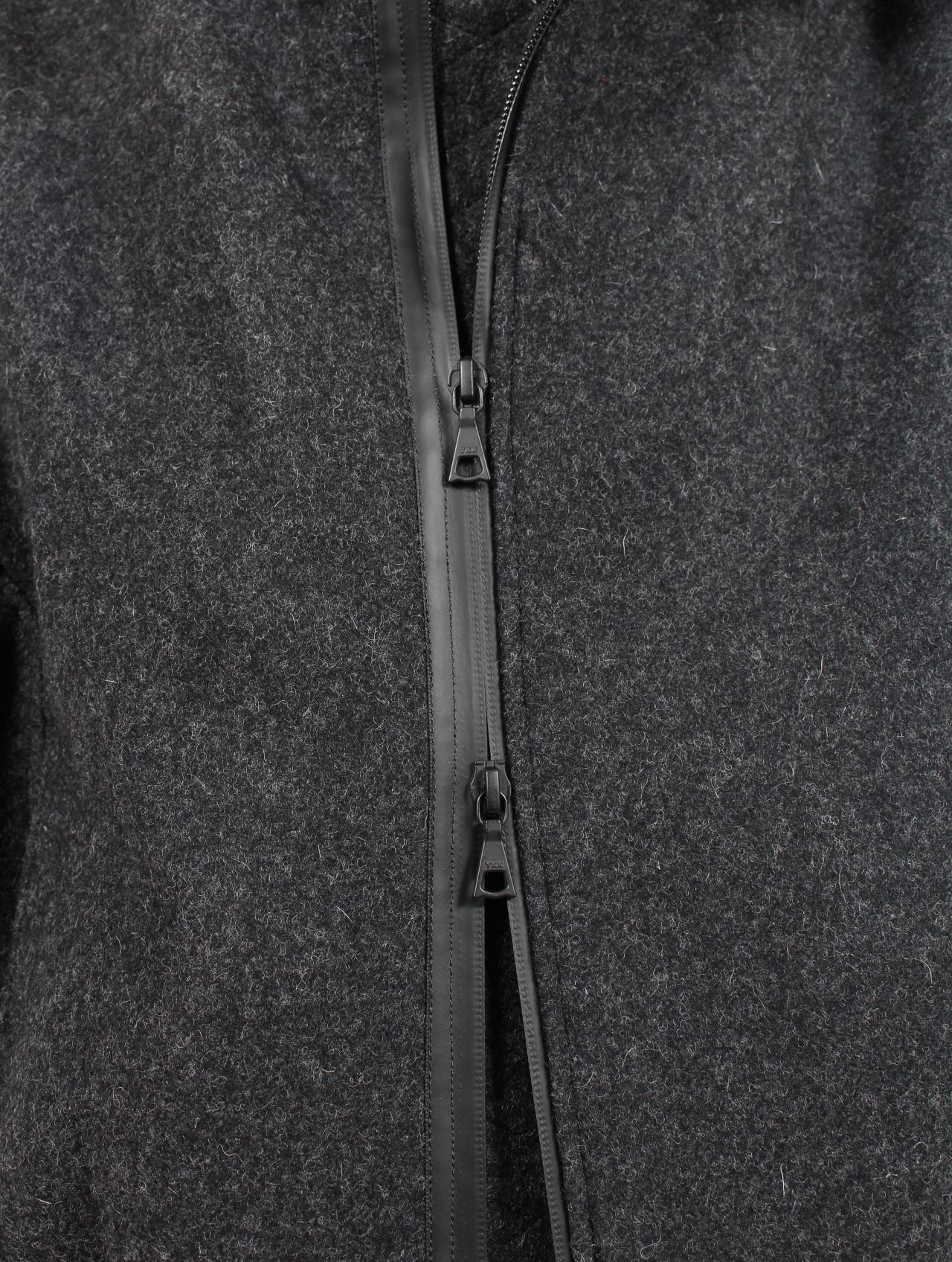 【25AW】メルトン ボンバー ジャケット / Melton Bomber Jacket / ブラック