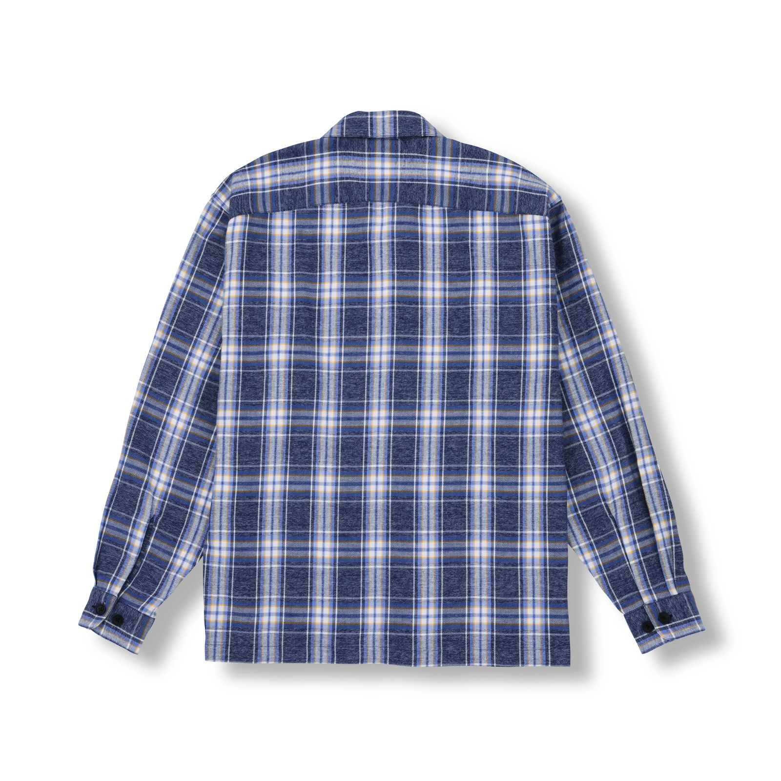 【26AW】オンブレ チェック シャツ / OMBRE CHECK SHIRT / SAX BLUE(ブルー)