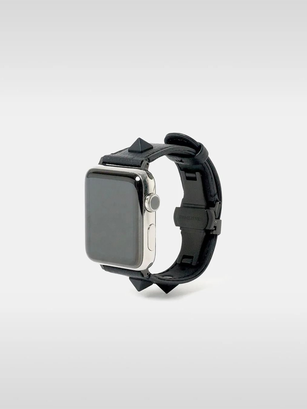 レザー ハイブリッド バンド for Apple Watch / Apple Watch BAND STUDS / ブラック