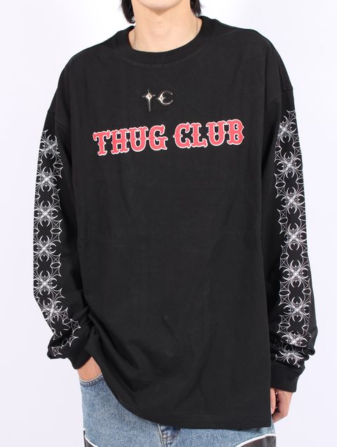 【25AW】TC パターン ロングスリーブ Tシャツ / TC PATTERN LONG-SLEEVE / ブラック