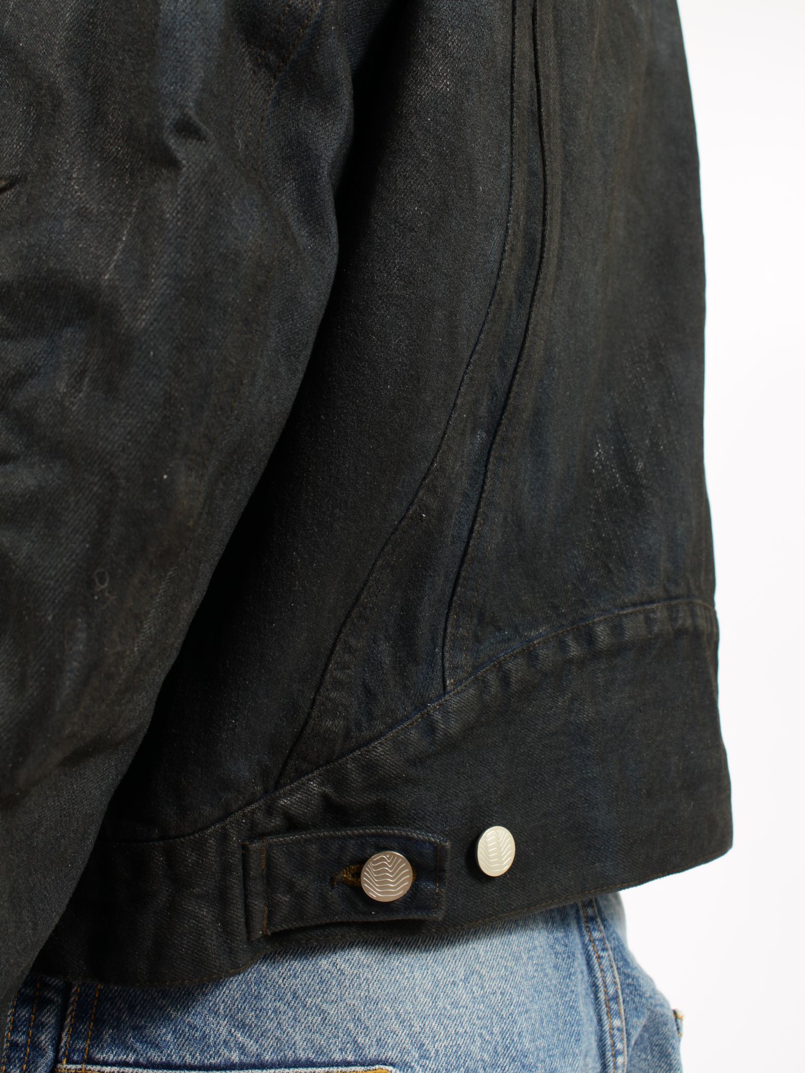 【26AW】デニム トラッカー ジャケット コーティング デニムジャケット / DENIM TRUCKER JACKET / LUSTER COATED INDIGO(インディゴ)