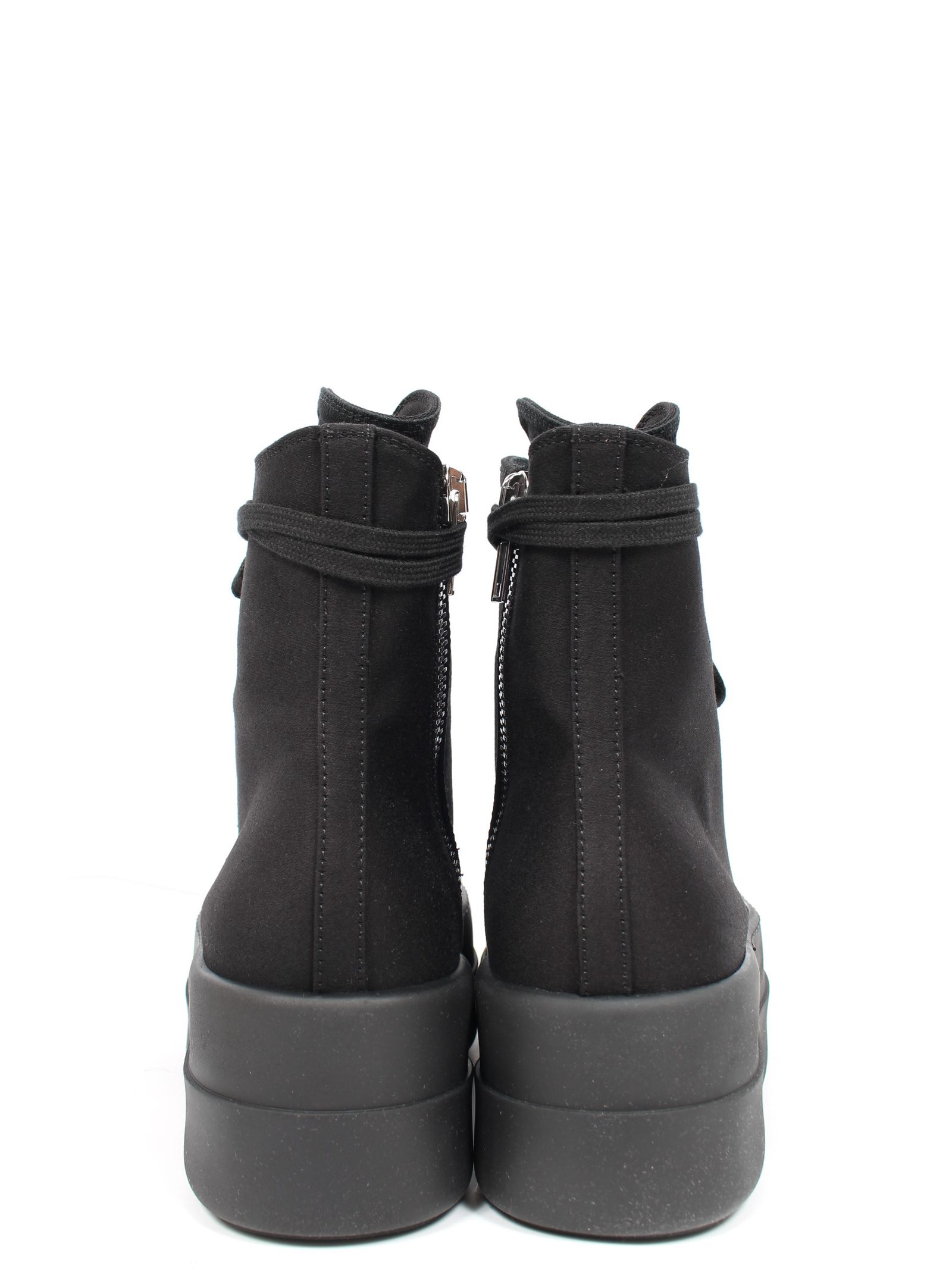 RICK OWENS DRKSHDW - 【24SS】ダブルバンパー ハイカット スニーカー / DOUBLE BUMPER SNEAKS /  ブラック×ブラック | STORY