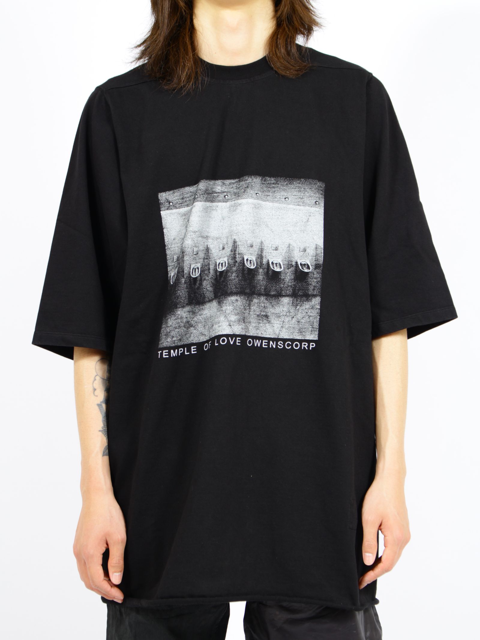 【26SS】ジャンボ Tシャツ / JUMBO SS T / ブラック×ミルク