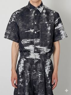 【27SS】デニム シャツ 半袖 Tシャツ / DENIM SHIRT / ONE WASH (ワン ウォッシュ)