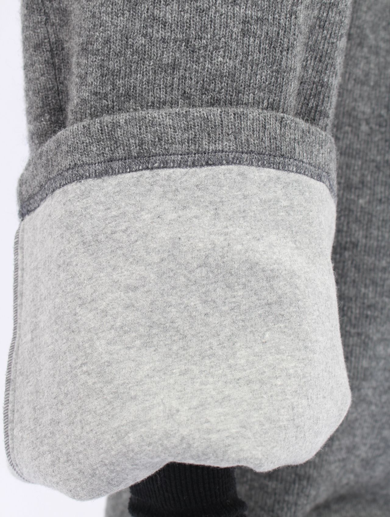 【25AW】ウール ダブル フェイス バギー パンツ / WOOL DOUBLE FACE BAGGY PANTS / グレー