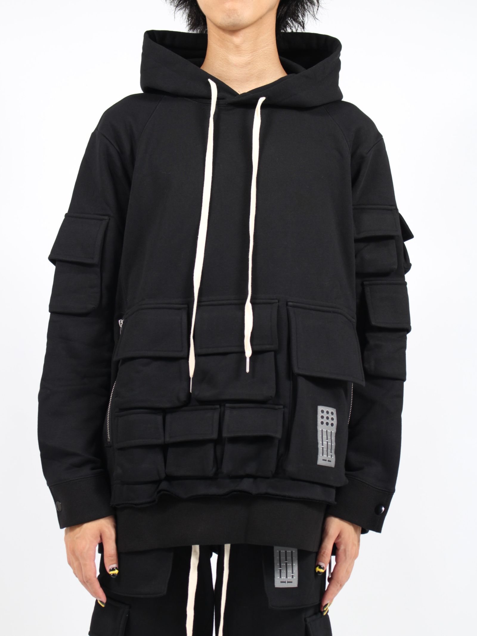 【24AW】ベーシック フーディー プルオーバー パーカー / BASIC HOODIE PULLOVER / ブラック