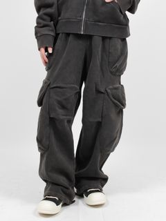 ヘビースウェット ゴカー カーゴ パンツ / HEAVY GOCAR /  WASHED BLACK（ウォッシュブラック）