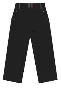 【26AW】ベーシックユニットパンツ /  SAN SAN X JIAN YE BASIC UNIT PANTS / ブラック