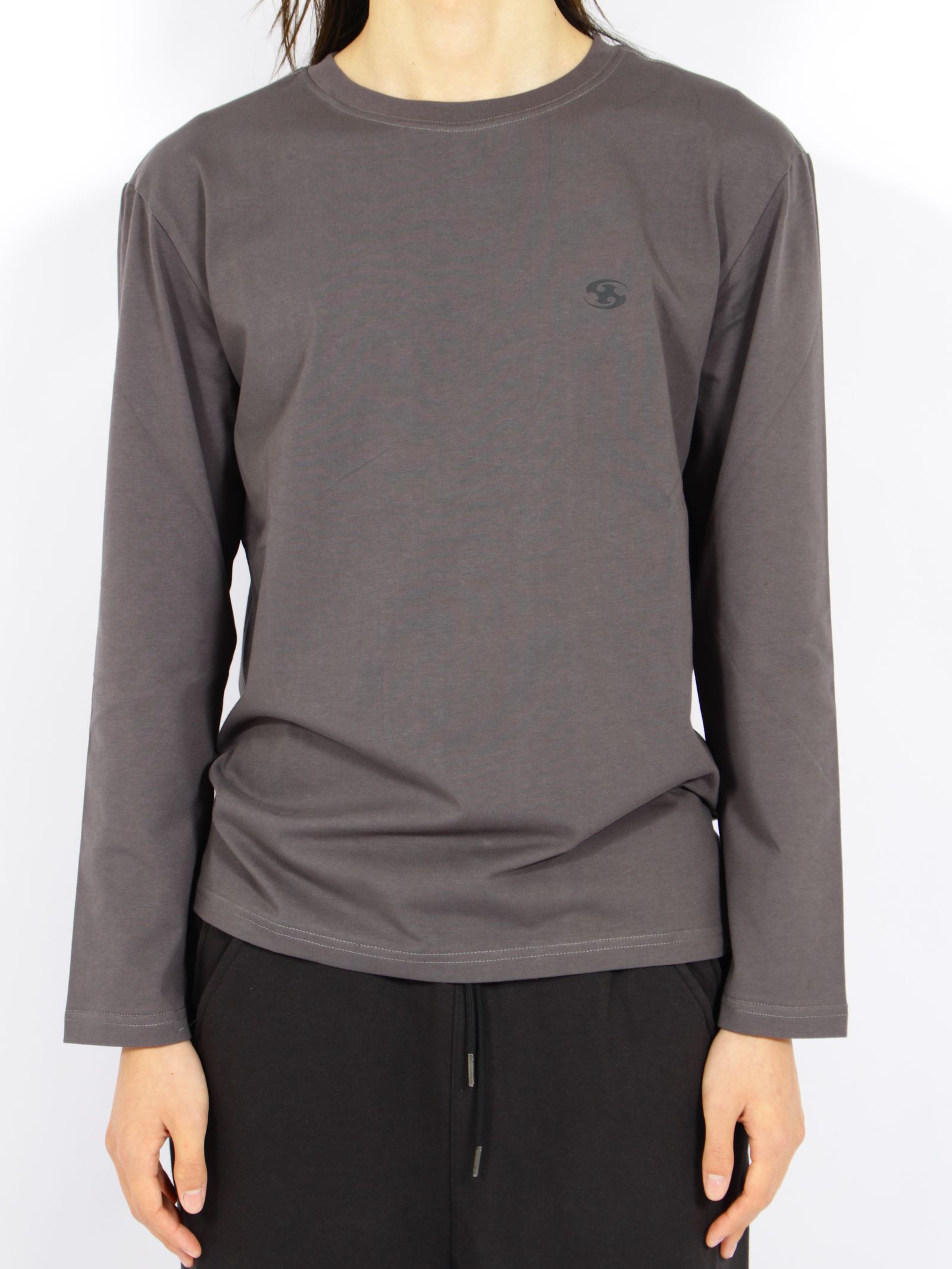 【26AW】ロゴ ロング スリーブ ロンT / LOGO LONG SLEEVE / チャコール