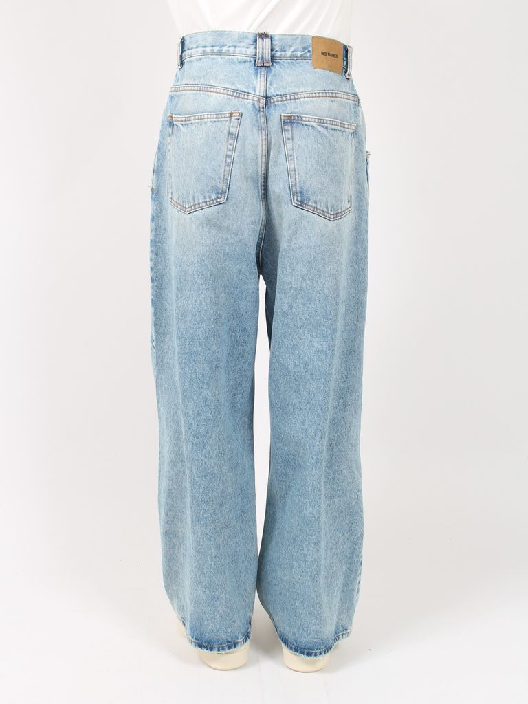 HED MAYNER - 【24SS】ワイドフィット ウォッシュ デニムパンツ / BLUE 