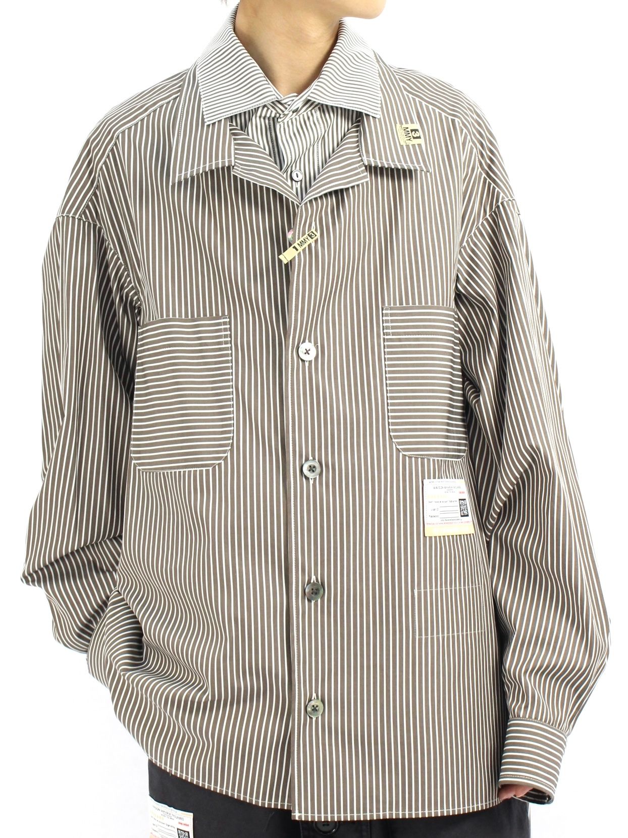 Maison MIHARA YASUHIRO - ストライプシャツ / STRIPE SHIRTS