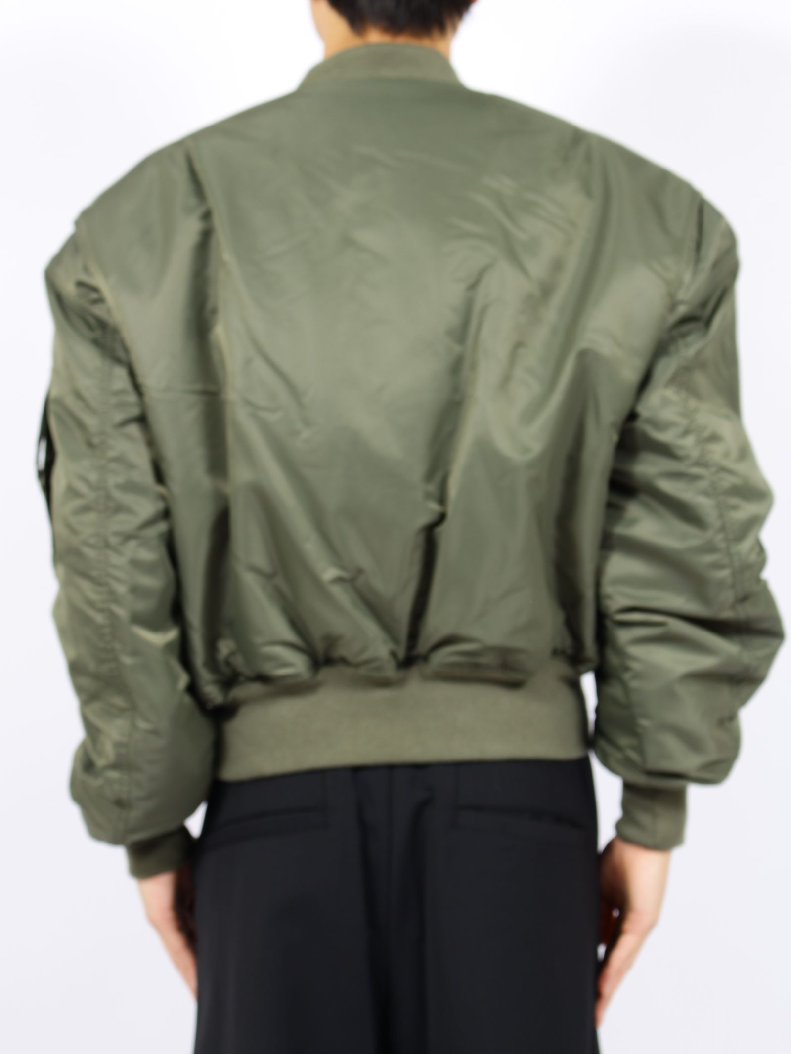 クロップド ブロード ボンバー / CROPPED BROAD BOMBER / KHAKI(カーキ)