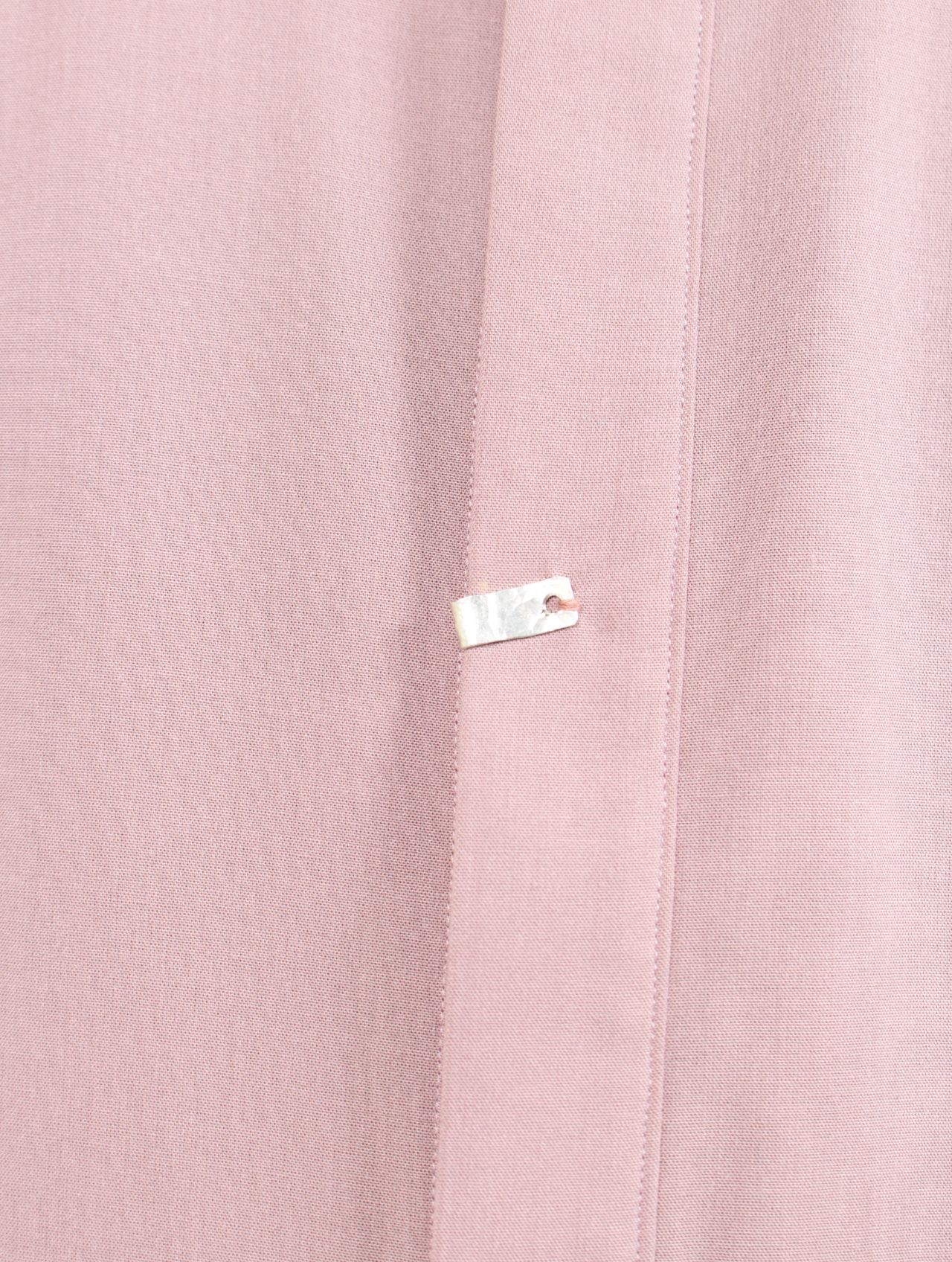 【24AW】スリット バンド カラー シャツ / SLIT BAND COLLAR SHIRT / アズキ