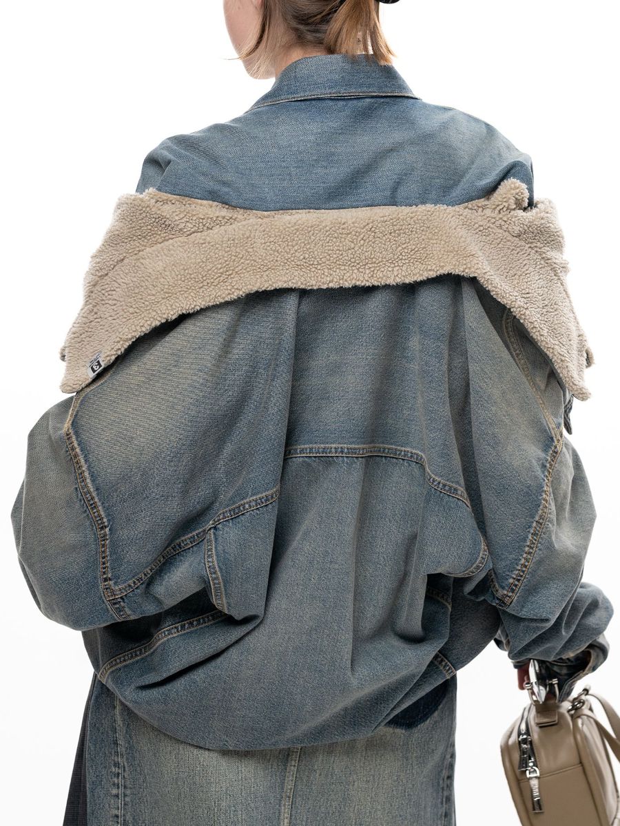 【26AW】 シフテッド レイヤード デニム ジャケット / SHIFTED LAYERED DENIM JACKET / インディゴ