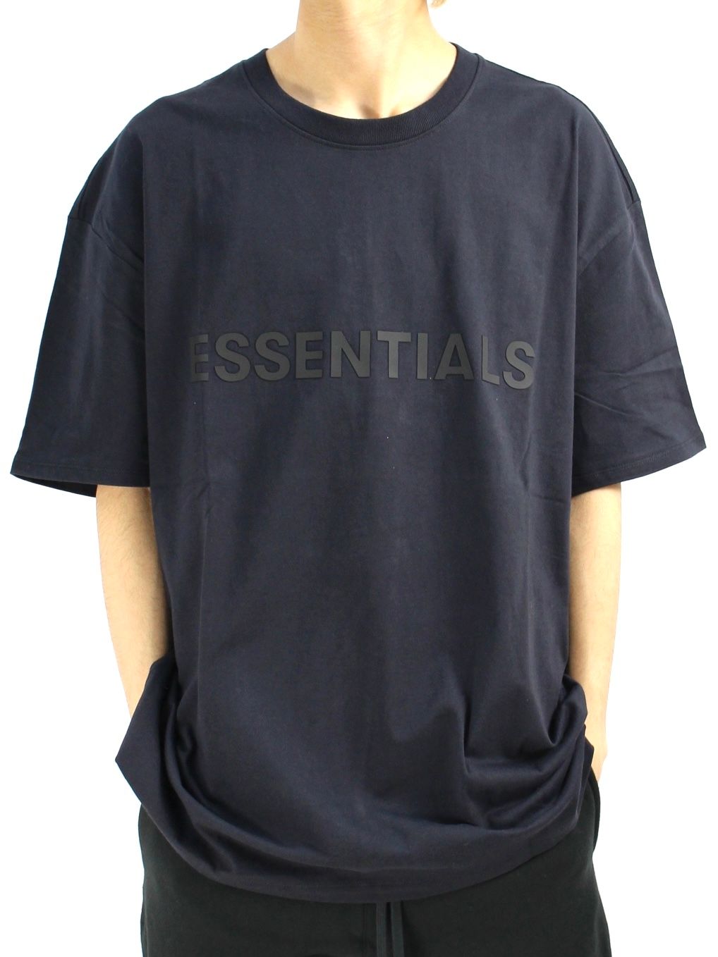 ESSENTIALS - フロント ロゴ 半袖Tシャツ / NEW FRONT LOGO TEE BROWN