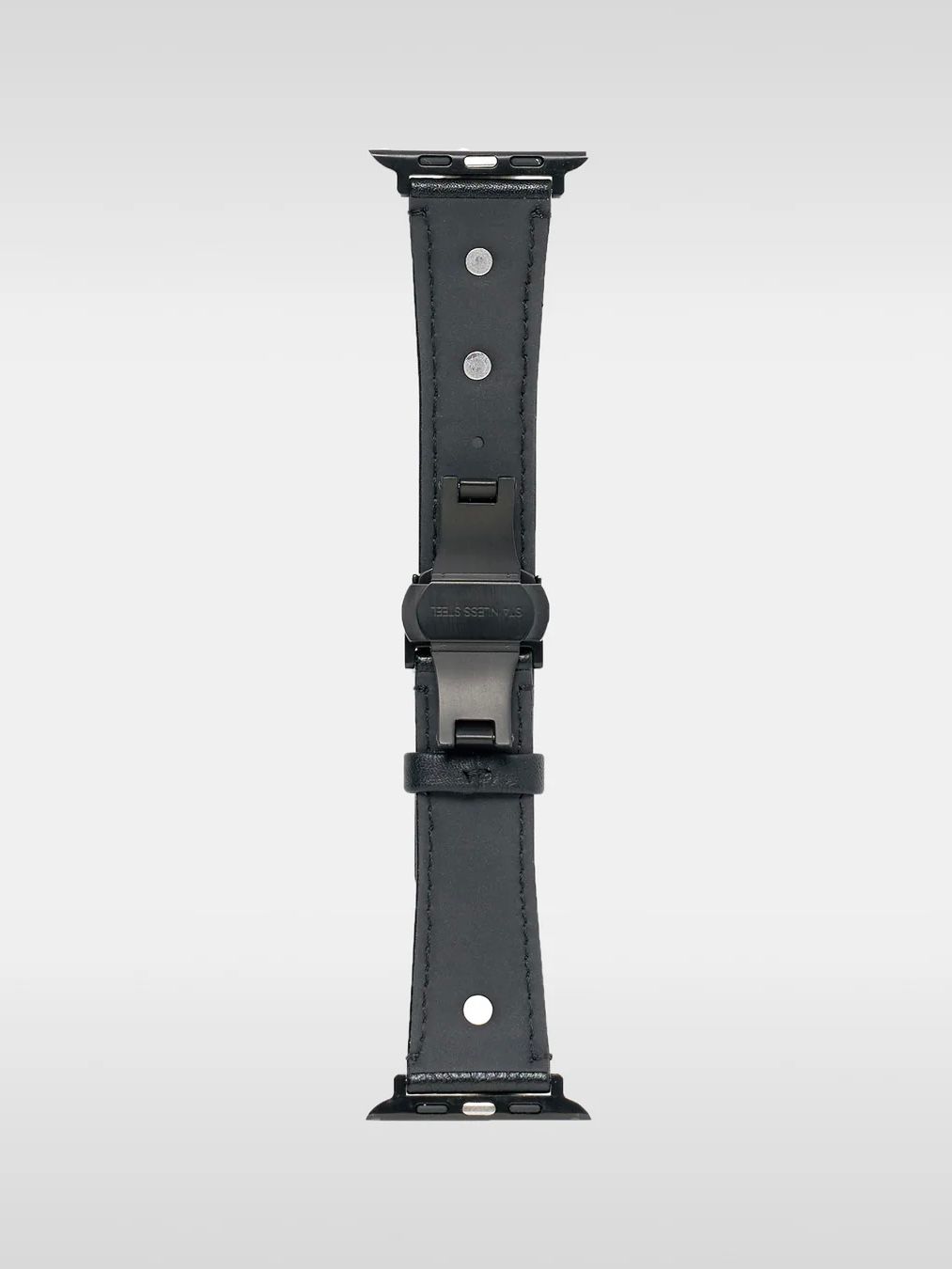 レザー ハイブリッド バンド for Apple Watch / Apple Watch BAND STUDS / ブラック
