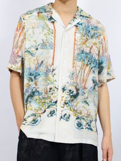 【25SS】 シルク オープン カラー シャツ / SILK OPEN COLLAR SHIRT / ベージュ
