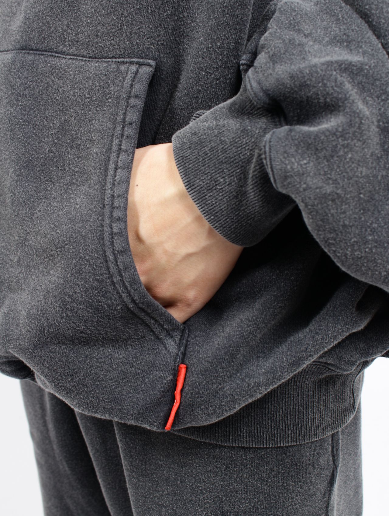 【25SS】2ウェイ プル フーディー パーカー / 2WAY PULL HOODIE / ブラック
