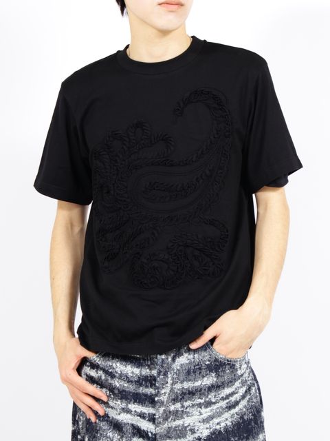 【26SS】刺繍 Tシャツ / T-SHIRT / ブラック