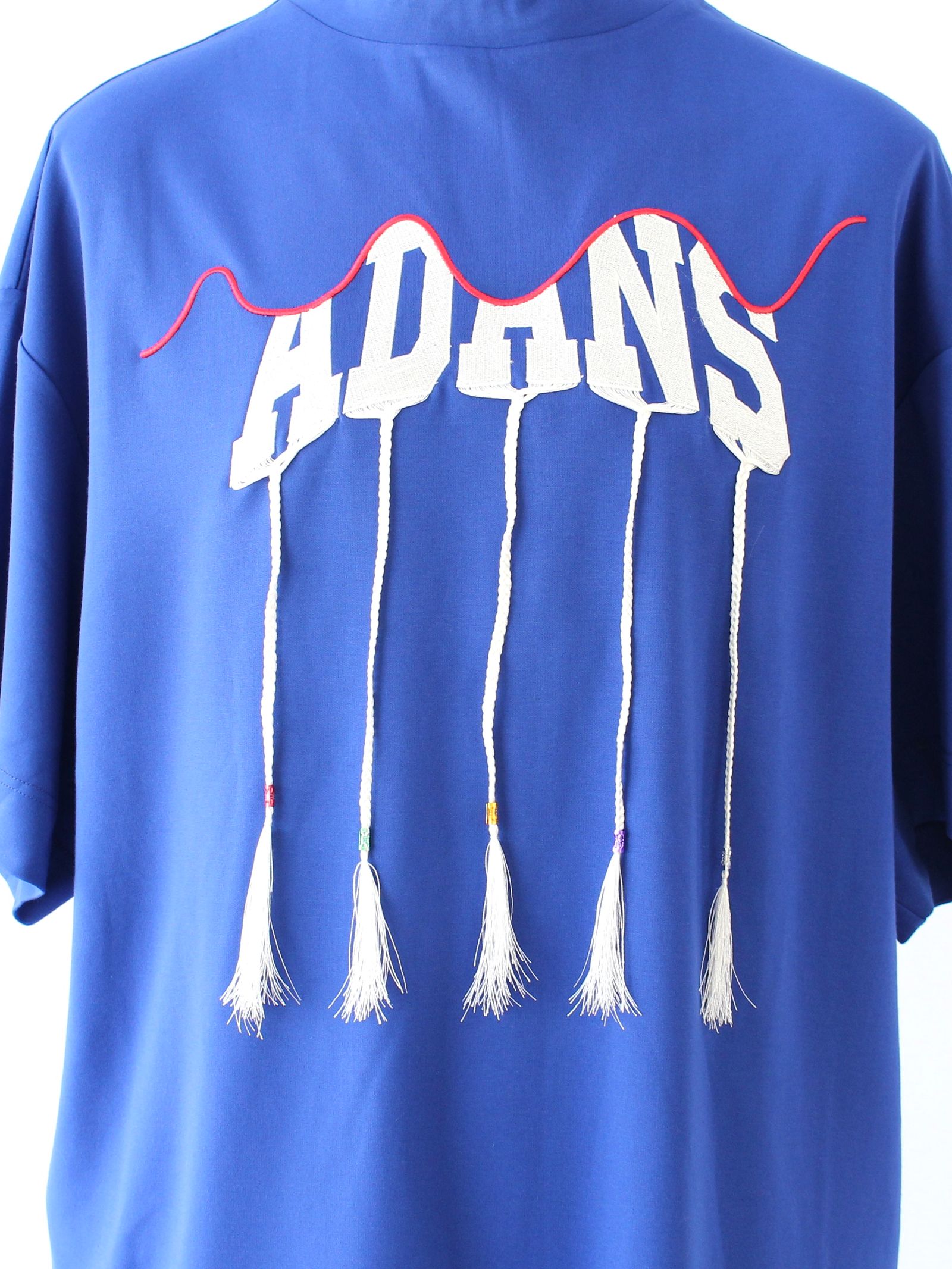 ADANS フリンジ Tシャツ / ADANS BRAID TEE / ブルー