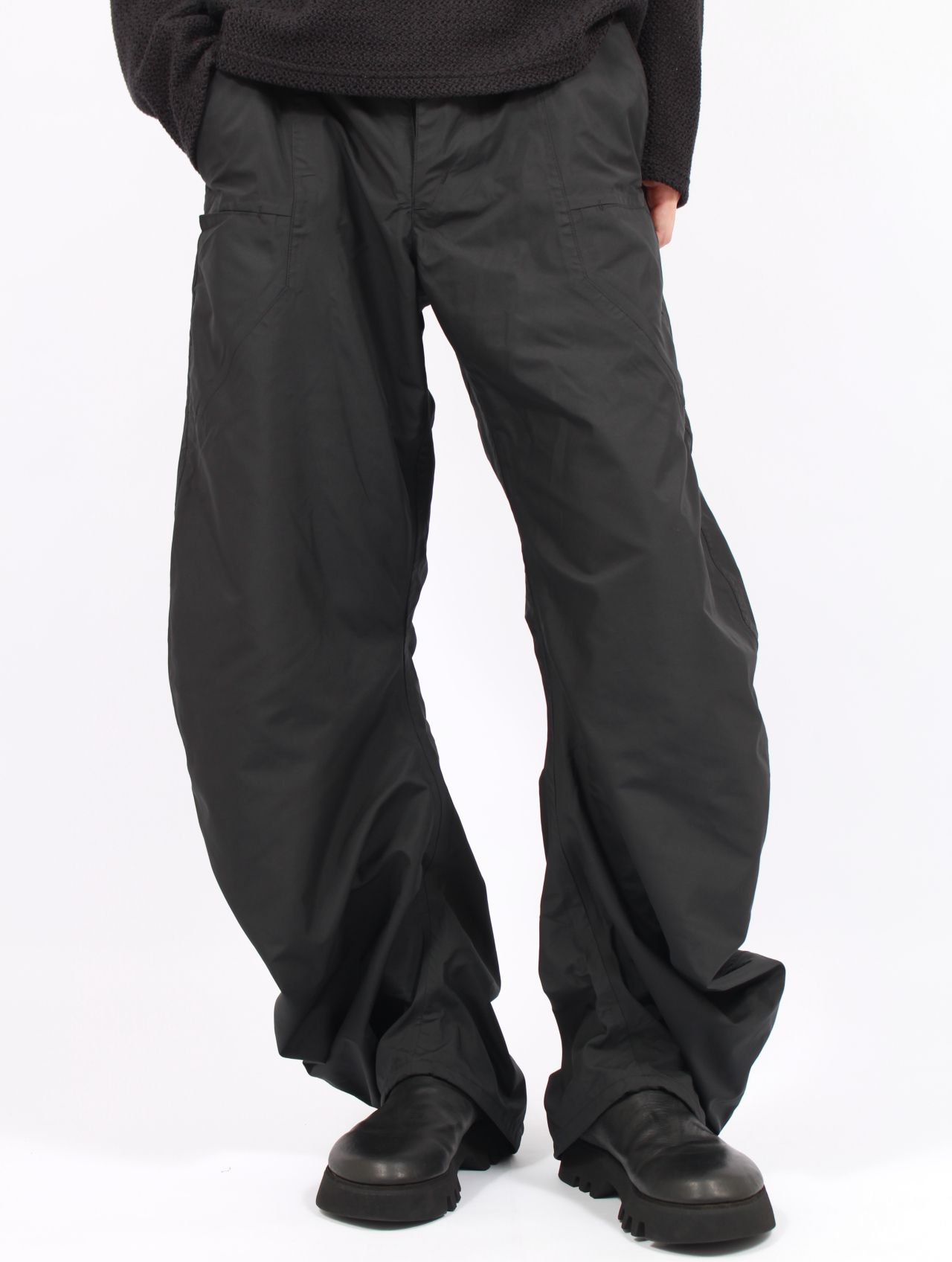 【25AW】6ポケット パネル ツイスト トラウザーズ / 6Pocket Panel Twist Trousers / ブラック