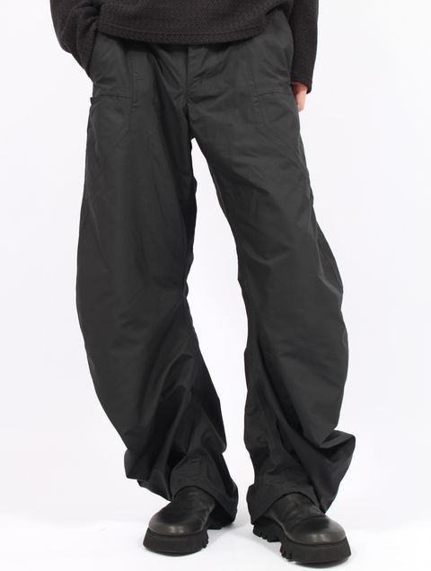 【25AW】6ポケット パネル ツイスト トラウザーズ / 6Pocket Panel Twist Trousers / ブラック