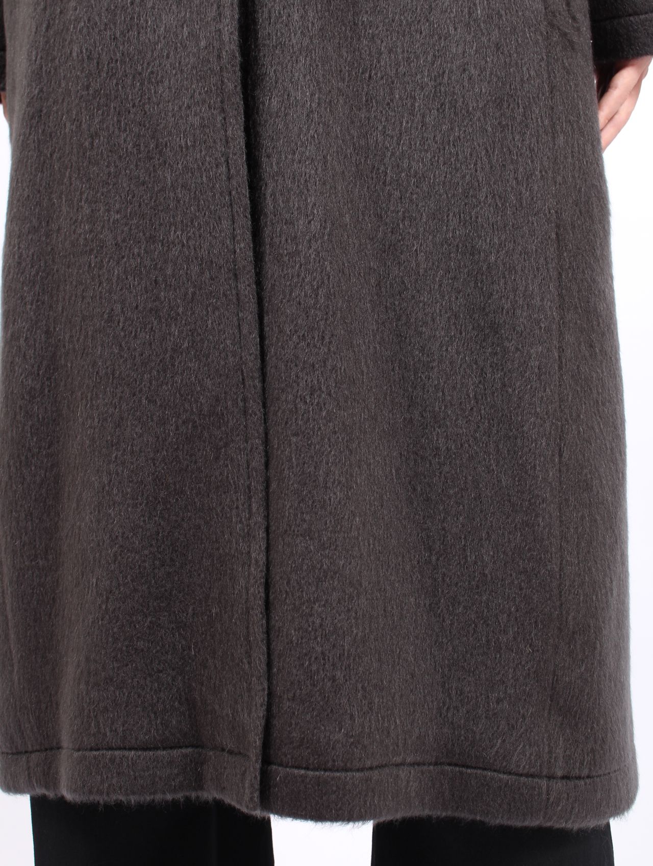 【25AW】 ダブル ブレステッド コート / DOUBLE BREASTED COAT / CHARCOAL(チャコール)