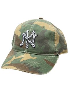 【25SS】F.M.C.D コラボ ボーン ニューヨーク ヴィンテージ ウォッシュド カモ キャップ / × F.M.C.D BORN NEW YORK VINTAGE WASHED CAMO CAP / カモ