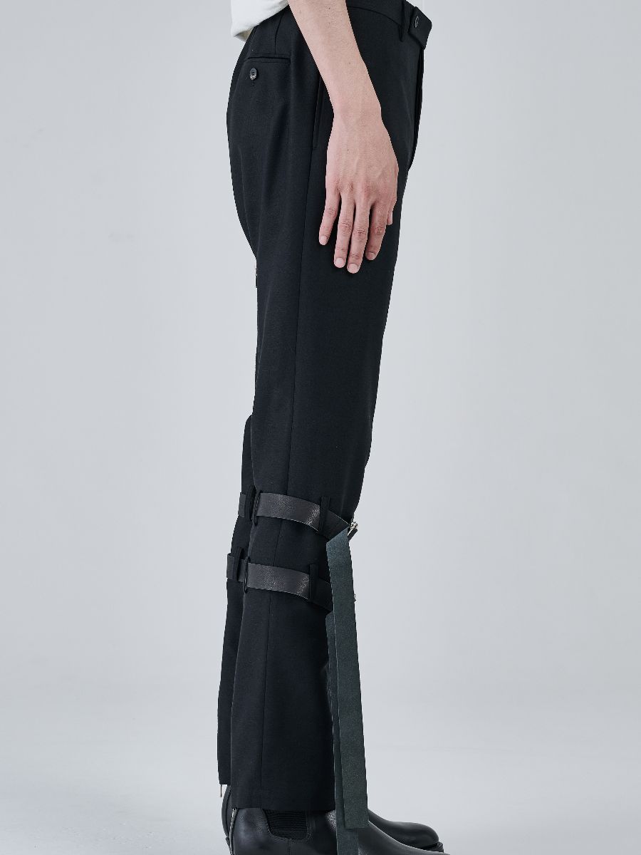 【27SS】 BONDAGE CAVE TROUSER / ブラック