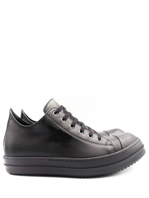【25SS】カーフレザー ロースニークス ローラモーンズ / LOW SNEAKS(旧:LOW RAMONES) / ブラック × ブラック