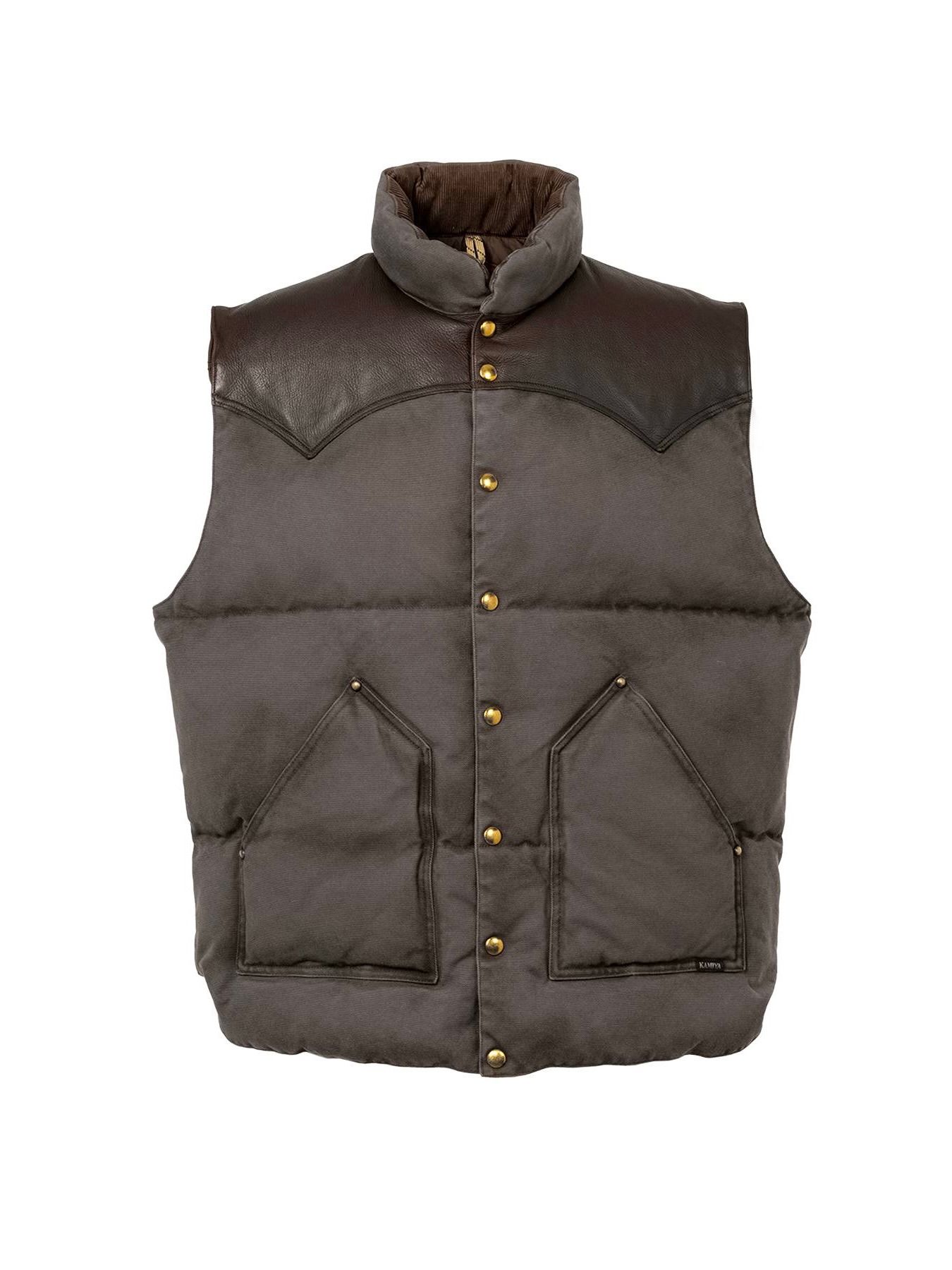 【25AW】RMFB ダック ダウン ベスト / RMFB DUCK DOWN VEST / グレー