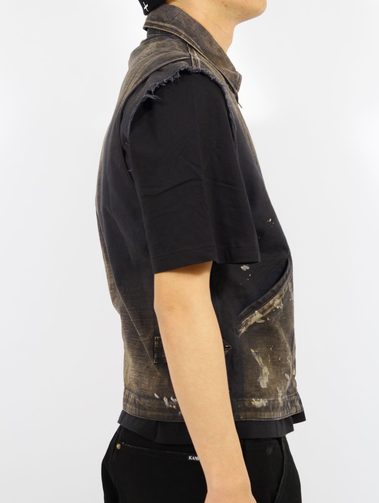 KAMIYA - 【25SS】セージ ペイント ベスト / SERGE PAINT VEST
