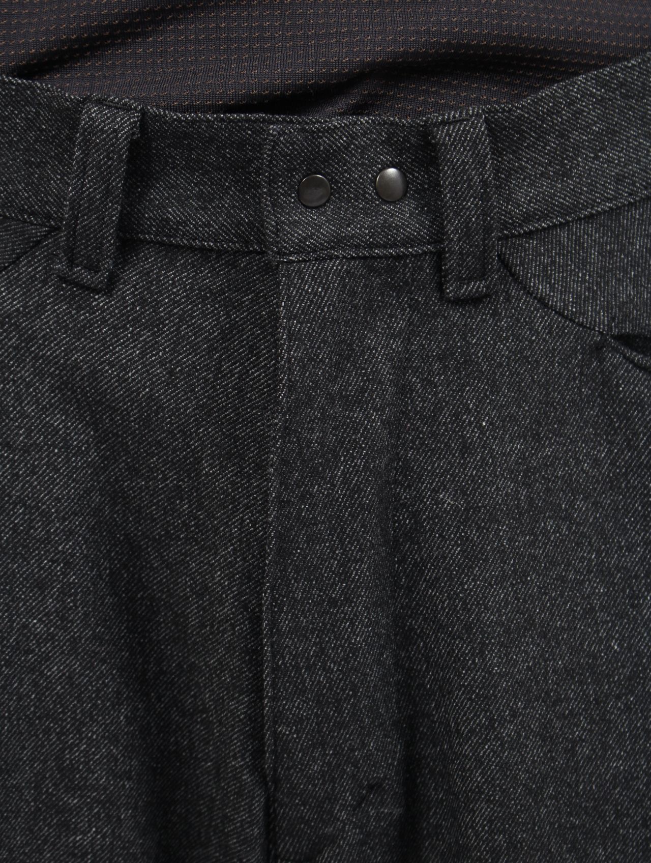 【25AW】6ポケット ウール カシミヤ トラウザーズ / 6 Pocket Sub Ong Wool Trousers / ブラック